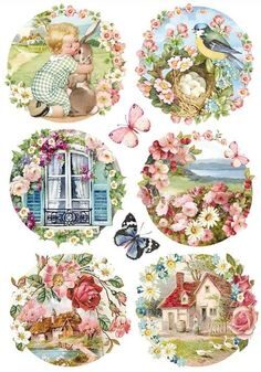 Hârtie pentru decoupage cu motive