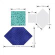 I - 660917 Cutter Bigz - Honeycombs & Squares - fagure de albine si patrate - Sizzix
