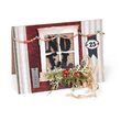 25 - 658760 Cutter banda decorativa Sizzlits - Holly, Beaded & Snowflake Garland - Sizzix