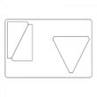 L- 660183 Cutter Bigz L - Triangles, Isosceles & Right 8.89cm H Assembled - Sizzix