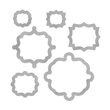 D - 657582 - Cuttere si stampile - Labels, Fancy - Sizzix - by Stephanie Bernard