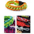 35042 - Set 2 sfori pentru impletit galben/orange + 2 catarame plastic - PARACORD Hotex