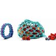 35042 - Set 2 sfori pentru impletit galben/orange + 2 catarame plastic - PARACORD Hotex