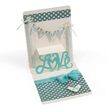 24 - 657792 Cutter Sizzlits banda - Flagpole w/Lantern & Sign - Sizzix