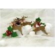 DPZA-010 Set 24 buc bilute decorative glitter rosu 1.2 cm - DP CRAFT