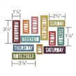 1 - 661180 Set 12 cuttere Thinlits - Daily Words Block - Sizzix