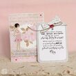 DPNB-028 - 3D Stikere cu glitter mom to be at party, 9 buc