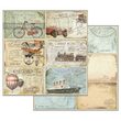 SBBL28 - Bloc 10 coli scrapbooking cu 2 fete, 30.5x30.5cm, 170gr.- Around the world - Stamperia