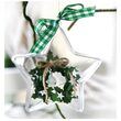 DIAK-007 Stea plastic transparent 8 cm - DP CRAFT