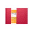 Caiet de schite 140 gr/mp, 80 coli / Sketch Book D&S Red - Hahnemuhle