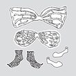 15 - 658421 - Set 6 cuttere Framelits + 6 stampile - Garden Fairy Accessories