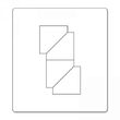 H - 659983 Cutter Bigz - Half-Square Triangles, 3.81 Assembled Square - Sizzix