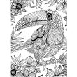 SPECN-C-MP4-BLO - Bloc 16 planse de colorat Colorista - A4 - In full Bloom - Crafters