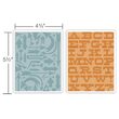 33 - 659489 Set 2 placi embosare - Arrows & Boardwalk by Tim Holtz - Sizzix