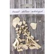 27802 - Figurine lemn - pasarele pe ramuri - Pentart