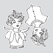 15 - 658420 - Set 2 cuttere Framelits + 2 stampile - Garden Fairies