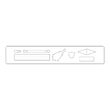 24 - 657792 Cutter Sizzlits banda - Flagpole w/Lantern & Sign - Sizzix