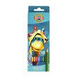 Set creioane colorate GIRAFA / LEU - Koh-I-Noor