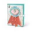 9 - 658913 Set 3 cuttere Thinlits TAIE SI EMBOSEAZA - Frame, Ornamental Love - Sizzix