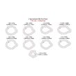 2 - 658864 - Set 9 cuttere Thinlits - Flower Plumeria