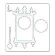 40 - 658719 Cutter Sizzix - Wall Clock - by Tim Holtz