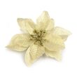 730633 - Craciunita decorativa cu lurex, 14 cm - STKL
