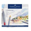 Creioane colorate acuarela Goldfaber in cutie metalica - Faber-Castell