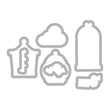 U - 659098 Set 7 cuttere Framlits si 7 stampile - Simply Tweet - Sizzix