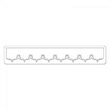 27 - 658390 - Cutter sizzlits banda - Arabesque Arches - Sizzix