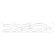 26 - 659434 Cutter Sizzlits banda - Tattered Curvy Banners by Tim Holtz - Sizzix