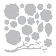 45 - 661806 Set 21 cuttere Thinlits - Small Tattered Florals - Sizzix