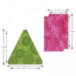 L- 660183 Cutter Bigz L - Triangles, Isosceles & Right 8.89cm H Assembled - Sizzix
