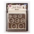 Mulaj silicon flexibil - Soft Mold Hemisphere - 8 semisfere - Padico - ML176