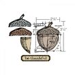 15 - 659370 Set 5 cuttere Framelits + 3 stampile - Acorn Blueprint - Sizzix