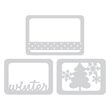 17 - 659757 Set 3 cuttere Thinlits - Winter by Rachael Bright - Sizzix