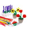 Set 10 buc. sarma plusata chenille - 5mm x 30cm - Pentart