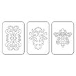 19 - 657738 Set 3 cuttere Sizzlits - Decorator Icons - Sizzix