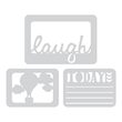 17 - 659751 Set 3 cuttere Thinlits - Laugh Today - Sizzix