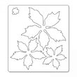 36 - 658261 Cutter Bigz Tattered Poinsettia - Sizzix
