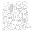 3 - 660953 Cuttere Framelits 33/set - Crazy Things - Sizzix