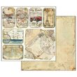 SBBL28 - Bloc 10 coli scrapbooking cu 2 fete, 30.5x30.5cm, 170gr.- Around the world - Stamperia