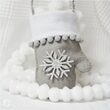 KSPO-032 - Set 120 accesorii pom-pom alb/negru, 1 cm - DP CRAFT