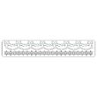 25 - 658760 Cutter banda decorativa Sizzlits - Holly, Beaded & Snowflake Garland - Sizzix