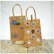 CEOZ-104 Set 8 clestisori cu glitter auriu 4.8 cm - DP CRAFT