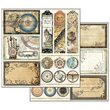 SBBL34 - Bloc 10 coli scrapbooking cu 2 fete, 30.5x30.5cm, 170gr. - Alkimia - Stamperia
