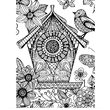 SPECN-C-MP4-BLO - Bloc 16 planse de colorat Colorista - A4 - In full Bloom - Crafters