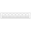 24 - 658535 - Cutter banda Sizzlits - Scallop, Fringed - Sizzix