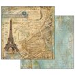 SBBL28 - Bloc 10 coli scrapbooking cu 2 fete, 30.5x30.5cm, 170gr.- Around the world - Stamperia