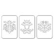 19 - 657740 Set 3 cuttere Sizzlits - Royal Motif - Sizzix