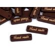 750043 - Etichete lemn Hand Made, 10x30 mm - dreptunghiulara - STKL